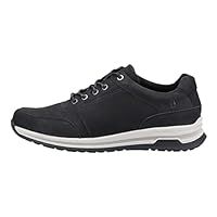 Hush Puppies Men/'s Joseph Lace Up Sneaker, Black Nubuck, 7 UK
