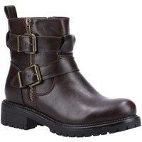 Divaz Sarah Womens Biker Boots Brown 5 UK