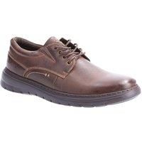 Hush Puppies Triton Mens Brown Classic Lace Up Smart Leather Oxford Shoes