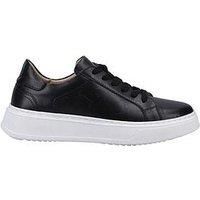 Hush Puppies Women/'s Camille Sneaker, Black, 3 UK