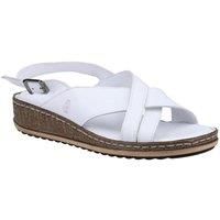 Hush Puppies Women/'s Elena Wedge Sandal, White, 6 UK