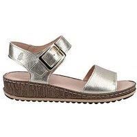 Hush Puppies Women/'s Ellie Sandal, Gold, 7 UK
