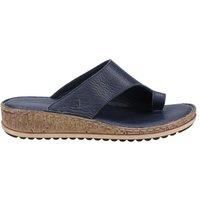 Womens Hush Puppies Elissa Wedge Heeled Slip On Toe Post Sandals Sizes 3 to 8