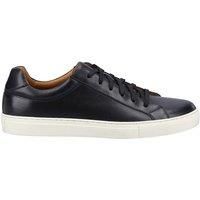 Hush Puppies Colton Mens Black Lace Up Casual Smart Leather Trainers