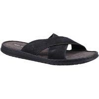 Hush Puppies Mens Nile Cross Over Leather Sandals