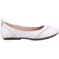 Hush Puppies Women/'s Janessa Ballet Flat, White, 3 UK