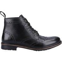 Hush Puppies JOSHUA BROGUE Mens Comfort Lace-Up Boots  -Black