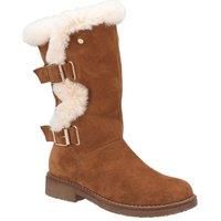 Hush Puppies Women/'s Megan Wide Mid Calf Boot, Tan, 5 UK