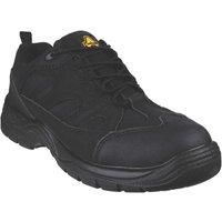 Amblers Safety Mens BlackVegan Friendly Shoe Size UK 4,5,6,7,8,9,10,11,12,13