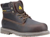 Amblers Safety FS164 Brown Goodyear Welted Safety Crazy horse leather SB