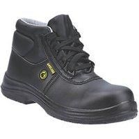 Amblers Safety FS663 Adults Safety Boot in Black Size UK 3,4,5,6,7,8,9,10,11,12
