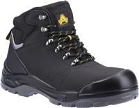 Amblers AS252 DELAMERE Black Lightweight Leather Safety Boot |4-12|