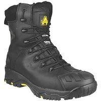 Amblers Safety FS999 Hi Leg Composite Safety Boot With Side Zip Black UK 3 Black