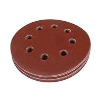 115mm Sanding Disc 60 Grit 8 Holes Pack of 10