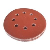 125mm Sanding Disc 120 Grit 8 Holes Pack of 10