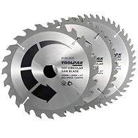 205mm x 30mm TCT Circular Saw Blades Pack of 3