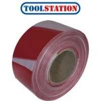 Red & White Barrier Tape 70mm x 500m