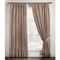 Madison Dobby Fabric Lined Tape Top Pencil Pleat Curtains Pair
