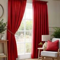 Red Curtains Tape Top Madison 46x54