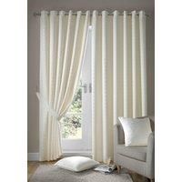Essential Living Adiso Eyelet Ring Top Curtains 168cm x 229cm Cream