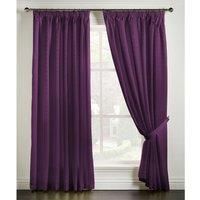 1 PAIR MADISON FULLY LINED PENCIL PLEAT CURTAINS ~ FREE Tiebacks Many Colours