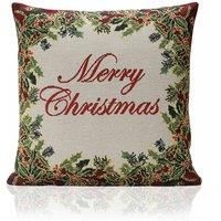 Alan Symonds Christmas Tapestry Cushion Covers 45x45cm (MERRY)