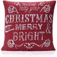Bright Christmas Edition Tapestry Unfilled Cushion Covers 17" X 17"