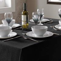 Table cloth Linen Look Plain dye. Choice of Colours & Sizes