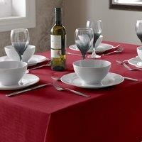 Select Tablecloth Tablecloth, Polyester, Red, 135 x 135 cm