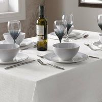 Select Tablecloth Tablecloth, Polyester, White, 230 x 150 cm