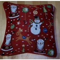 Xmas Christmas Edition Tapestry Unfilled Cushion Covers 17" X 17"