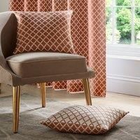Cotswold Jacquard Curtains Pencil Pleat, Lined & Matching Cushion Covers, 5 cols
