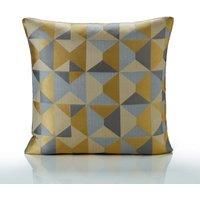Alan Symonds Skandi Multi Weave Jacquard Cushion Cover (Ochre, 18" x 18" (45 x 45cm))