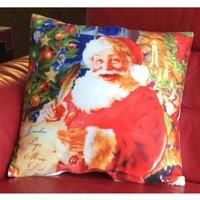 Santa List Christmas Edition Velvet Unfilled Cushion Covers 17" X 17"