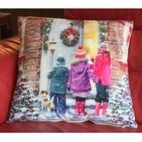 Singers Christmas Edition Velvet Unfilled Cushion Covers 17" X 17"