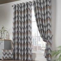 Luxury Living Oslo 66" X 54" Ochre (ring Top Curtains), Yellow