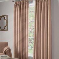 Alan Symonds BLOCKOUT 46" X 72" PINK TAPED TOP CURTAINS [PAIR]