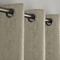 Alan Symonds KESWICK 46" X 54" GOLD LINED RING TOP CURTAINS (PAIR)