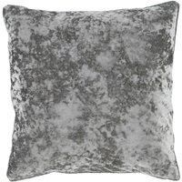 John Aird Silver Crushed Velvet Soft Touch Lined Eyelet Ring Top Curtains Pair