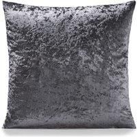 Crushed Velvet Cushion Cover in Charcoal Grey 45cm x 45cm