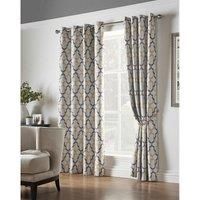 Luxury Living Georgia 90" X 108" Ochre (ring Top Curtains), Yellow