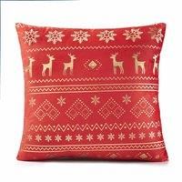 Christmas Velvet Metallic print cushion covers lots of designs,18"x18",