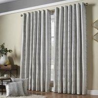 Alan Symonds REFLECTIONS 46" X 54" SILVER LINED RING TOP CURTAINS