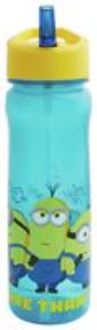 Polar Gear 1325 1731 More Than a Minion Kids Drinks Bottle, polypropylene plastic, Turquoise, Yellow, 600ml