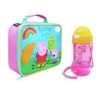 Peppa Pig Insulated Lunch Cool Bag-Official Merchandise by Polar Gear Thermal School Nursery Food Snacks Picnic Cooler Tote Carrier, durable polyester, Pink, one size