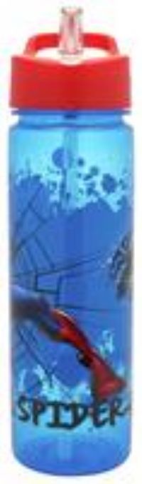 Spiderman Blue And Red Sipper Water Bottle - 600ml