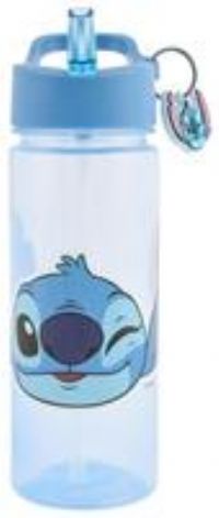 Disney Stitch Blue Sipper Water Bottle - 500ml