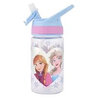 Frozen 2 Snow 430ml Lockable Soft Spout Bottle – BPA-Free, Leak-Proof Design with Elsa, Anna & Olaf Print, Ideal for Kids