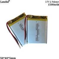 3.7V rechargeable battery cells 504050 polymer lithium batteries 1500MAH For power banks smart makeup mirrors etc