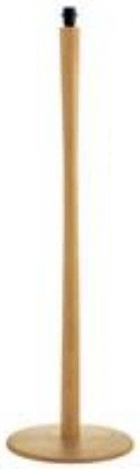 Pole Floor Lamp Base Only - Oak